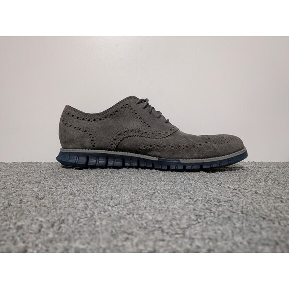 Cole Haan ZeroGrand Wingtip Oxfords Shoes Mens Size 10.5M Gray main image 10
